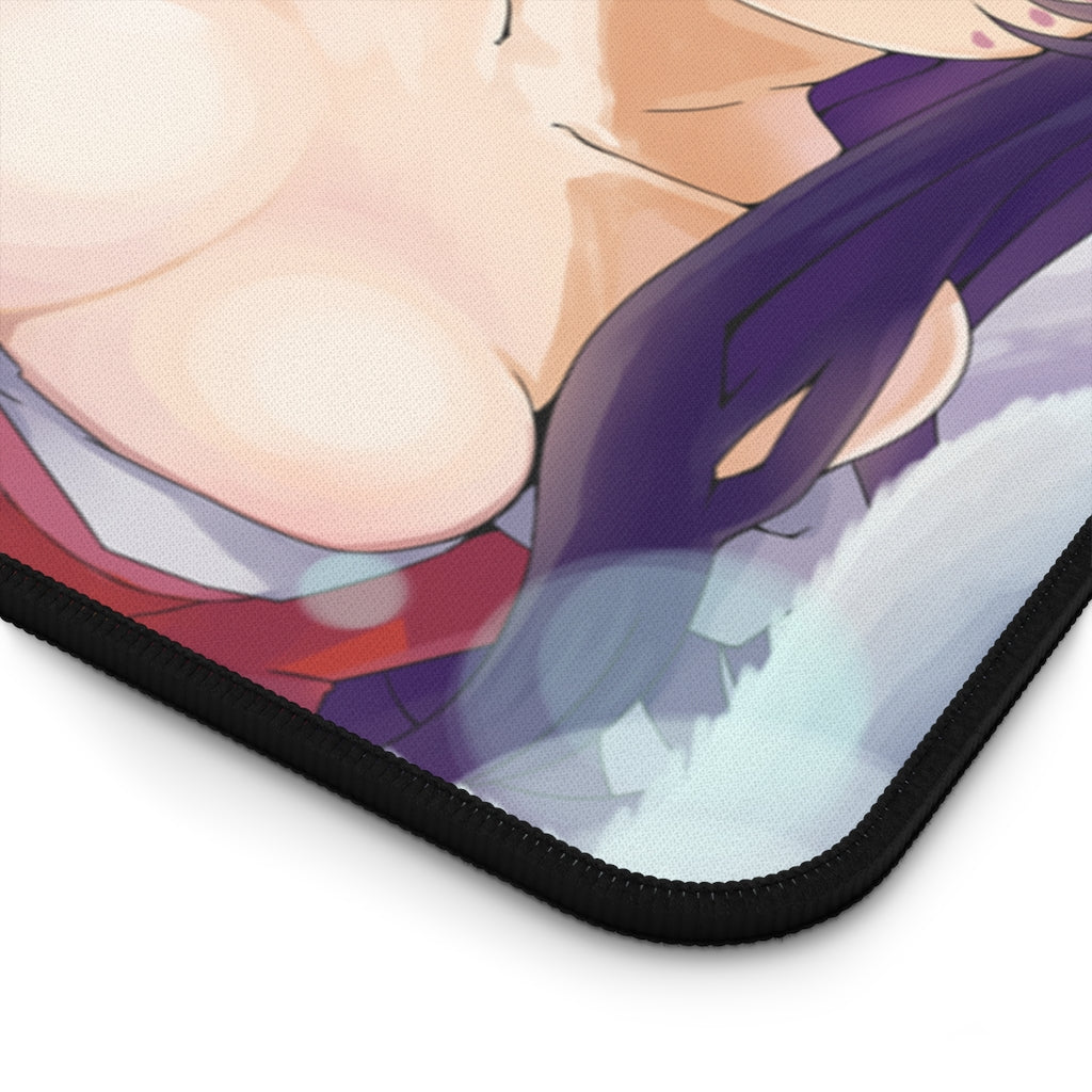 Ahri Nine Tailed Fox Sexy Mousepad - League of Legends Ecchi Desk Mat - LoL Kitsune Gaming Playmat