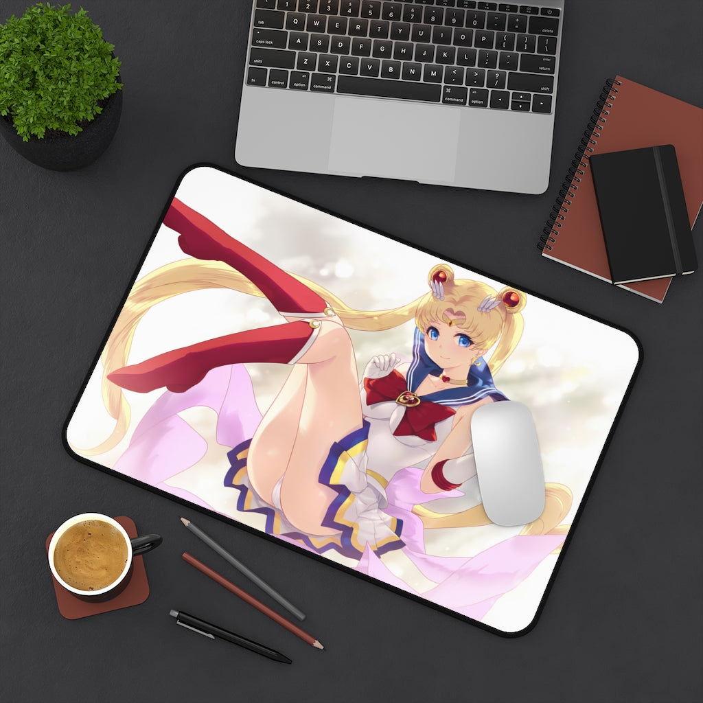 Sailor Moon Ecchi Mousepad - Tsukino Usagi Desk Mat - Large Mouse Pad - MTG Playmat