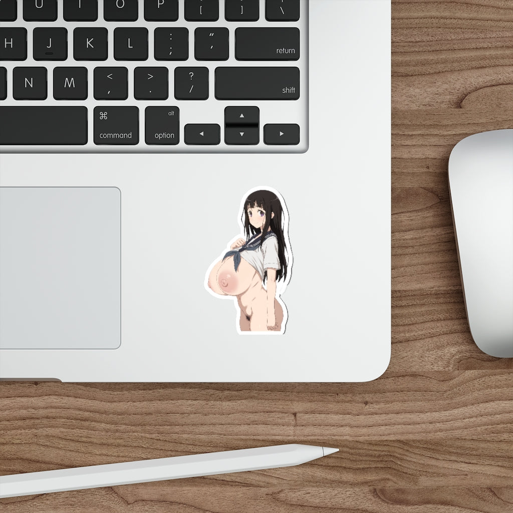 Huge Tits Chitanda Eru Seifuku Hyouka Hentai Waterproof Sticker - Ecchi Vinyl Decal