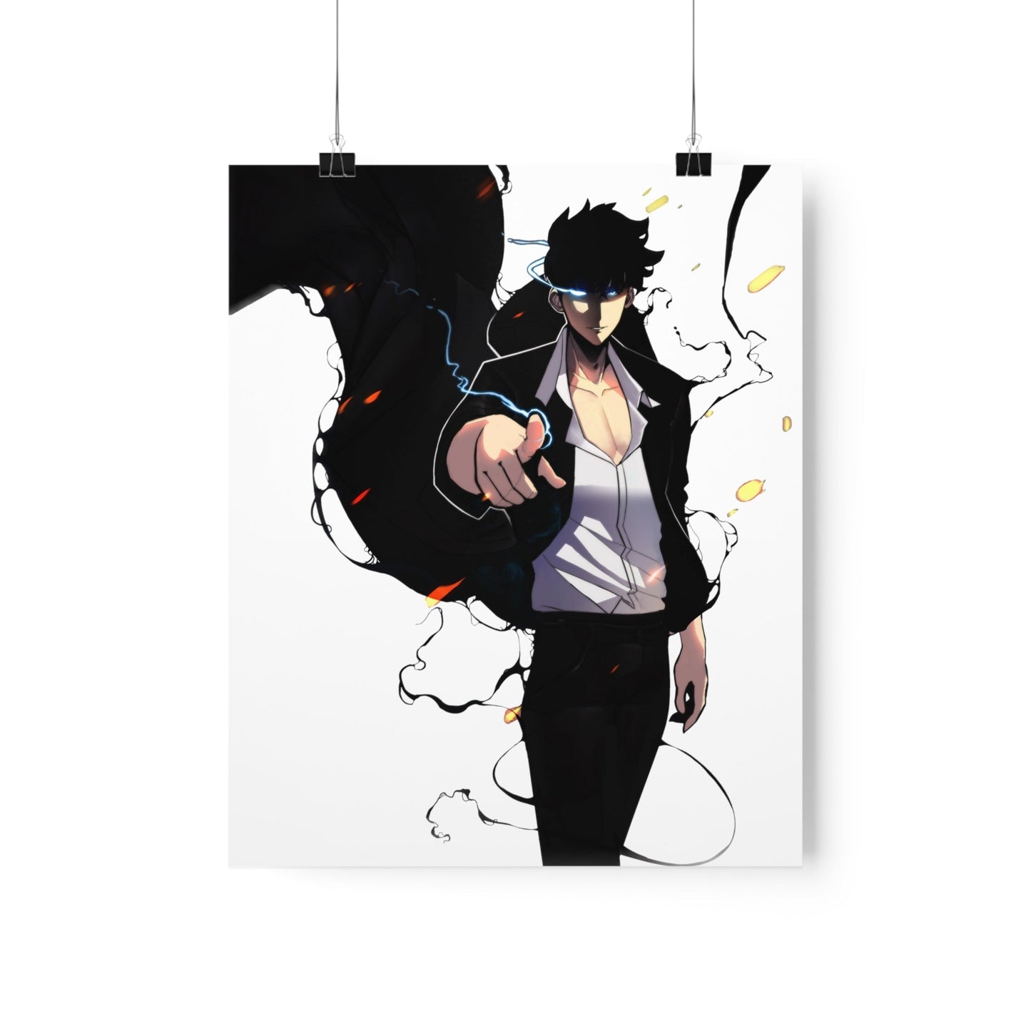 Solo Leveling Poster - Premium Matte Vertical Poster - Sung Jin Woo Anime Manga Poster