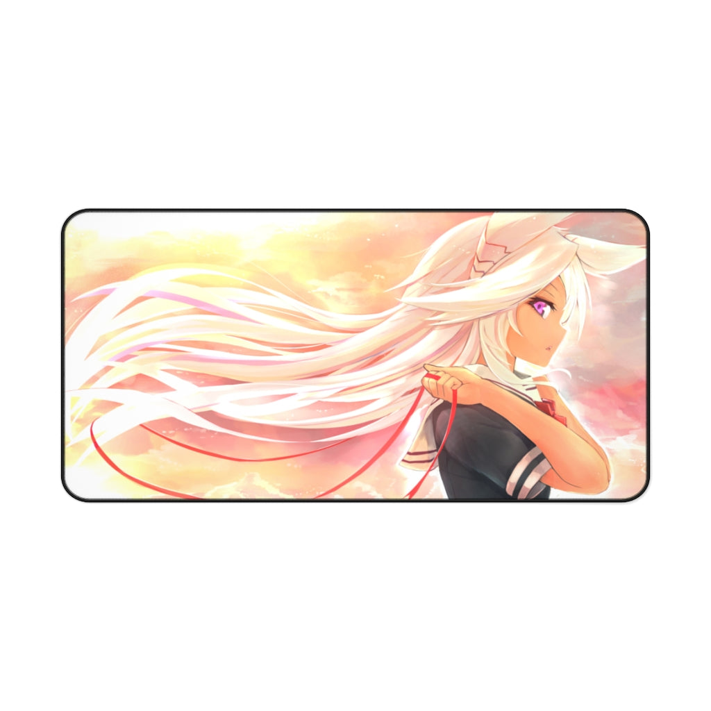 Kawai Anime Girls Mouse Pads - Cute White Hair Girl - The Mouse Pads Ninja Home Decor