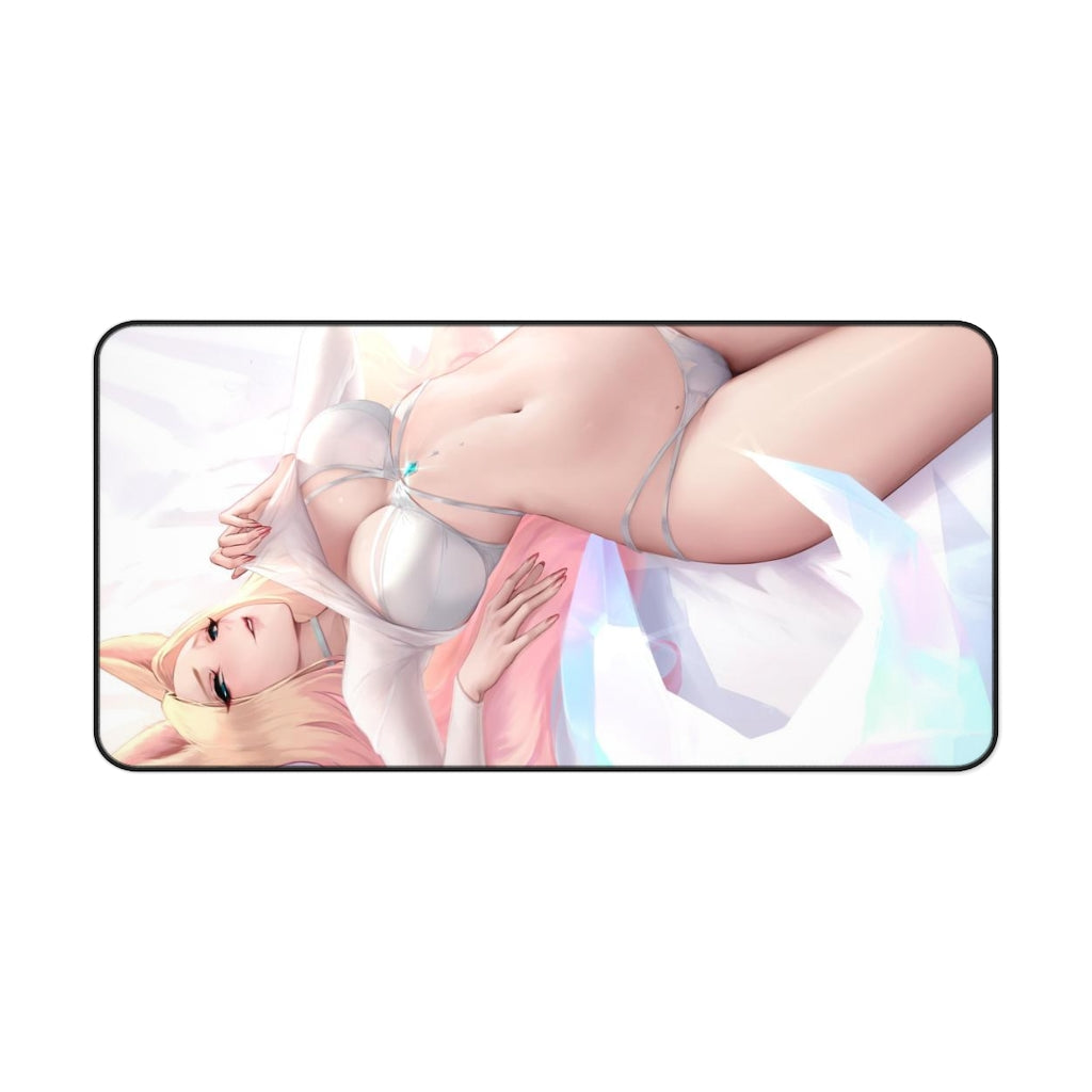 Sexy Ahri Mousepad - League of Legends Gaming Desk Mat - LoL Playmat