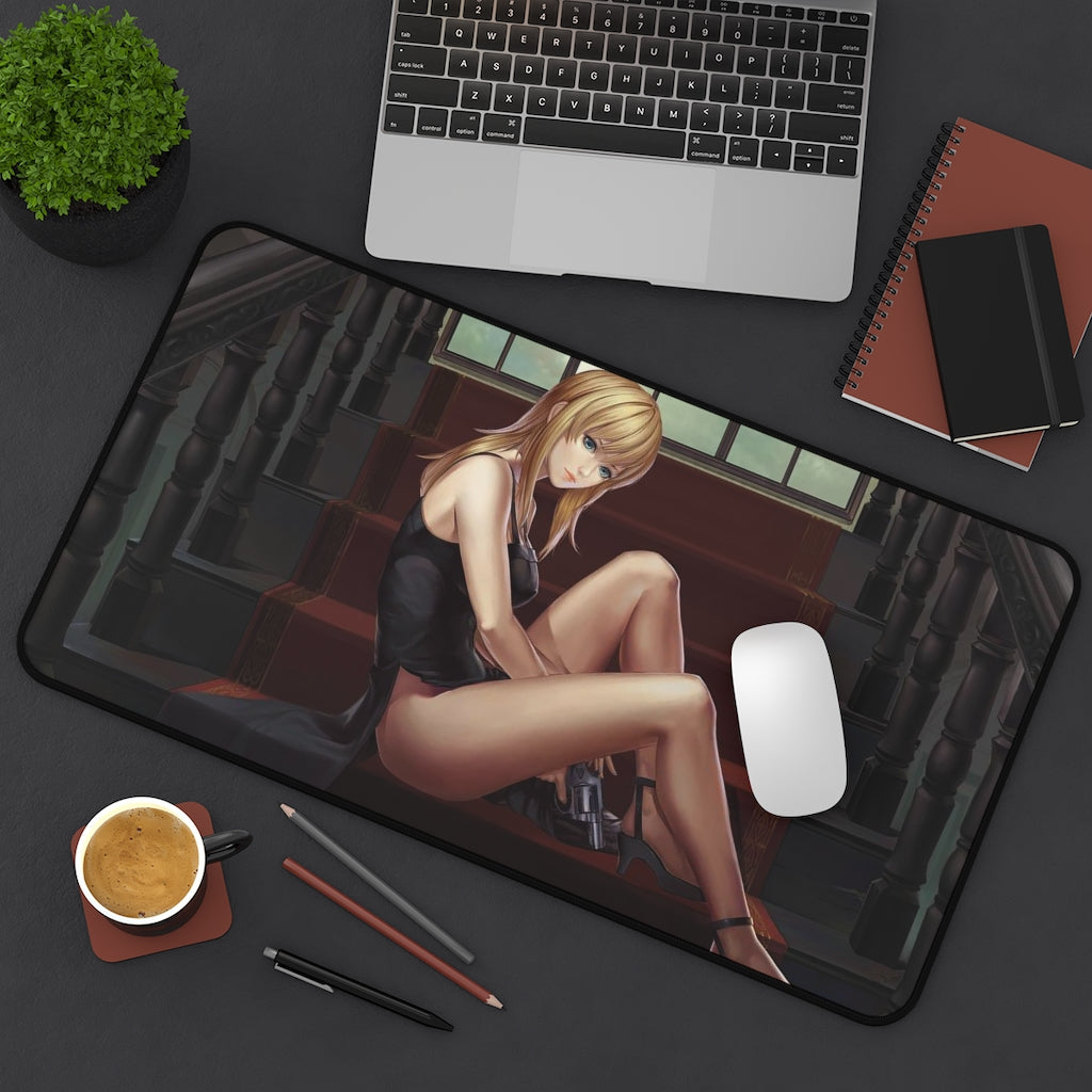 Parasite Eve Mousepad - Cute Large Desk Mat - Ecchi Mouse Pad - Gaming Playmat