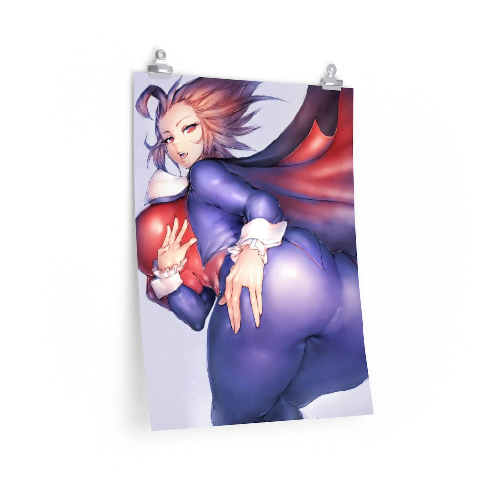 Female Demitri Maximoff Vampire Darstalkers Poster - Lewd Premium Matte Vertical Poster - Adult Wall Art