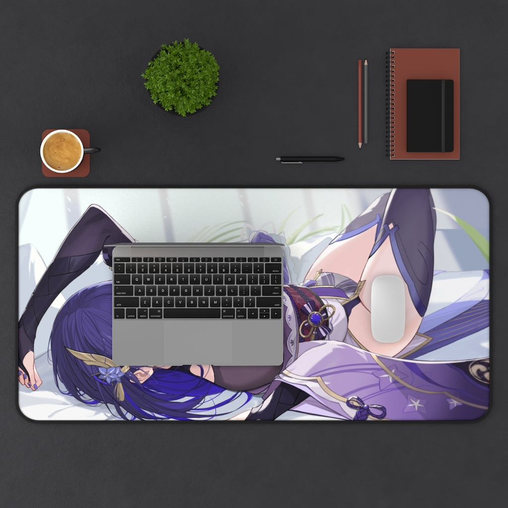 Sexy Raiden Shogun Genshin Impact Desk Mat - Non Slip Mousepad