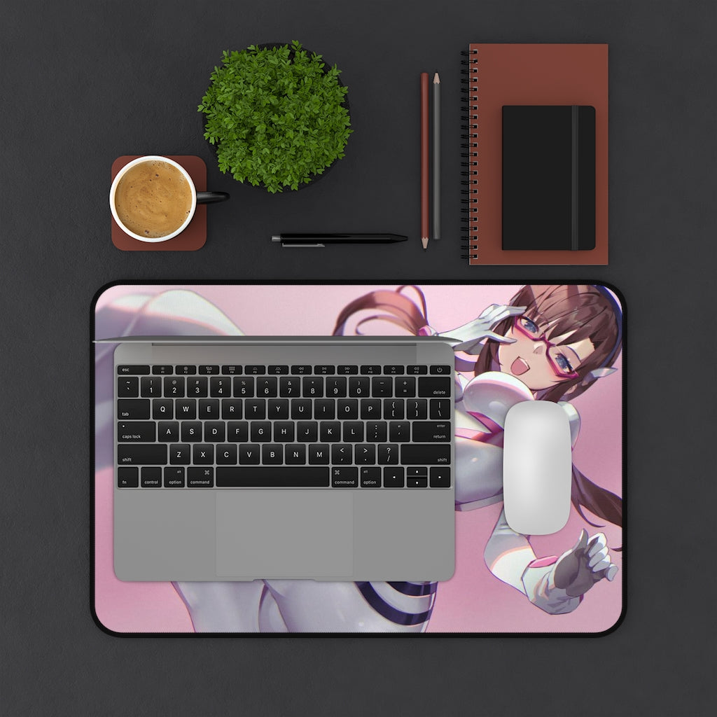 Evangelion Bodysuit Makinami Desk Mat - Non Slip Mousepad