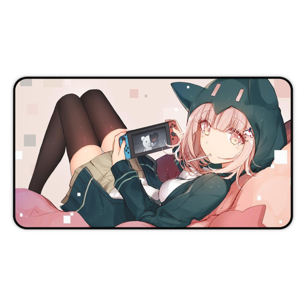 Danganronpa Sexy Mousepad - Gamer Girl Chiaki Nanami Desk Mat - Ecchi Playmat