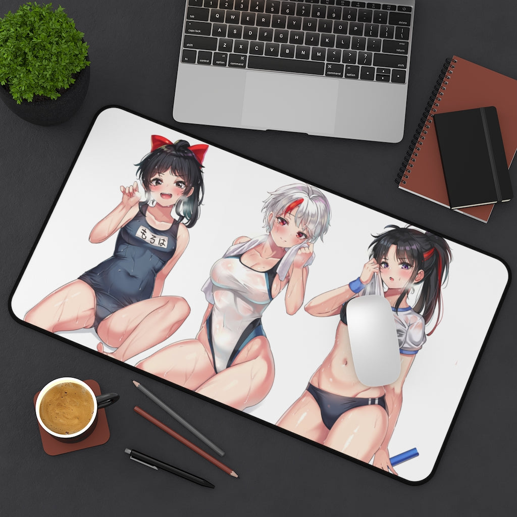 Inuyasha Yashahime Swimsuit Waifus Gaming Desk Mat - Anime Mousepad - Sexy Girls Playmat