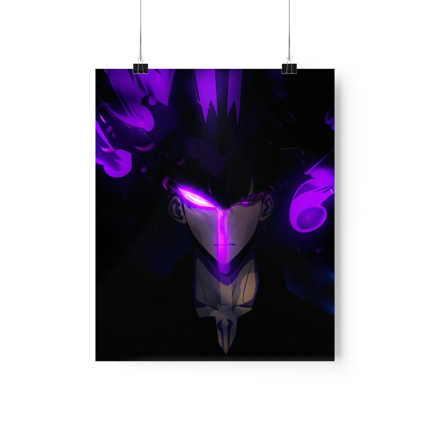 Solo Leveling Poster - Premium Matte Vertical Poster - Shadow Monarch Anime Wall Art Decor