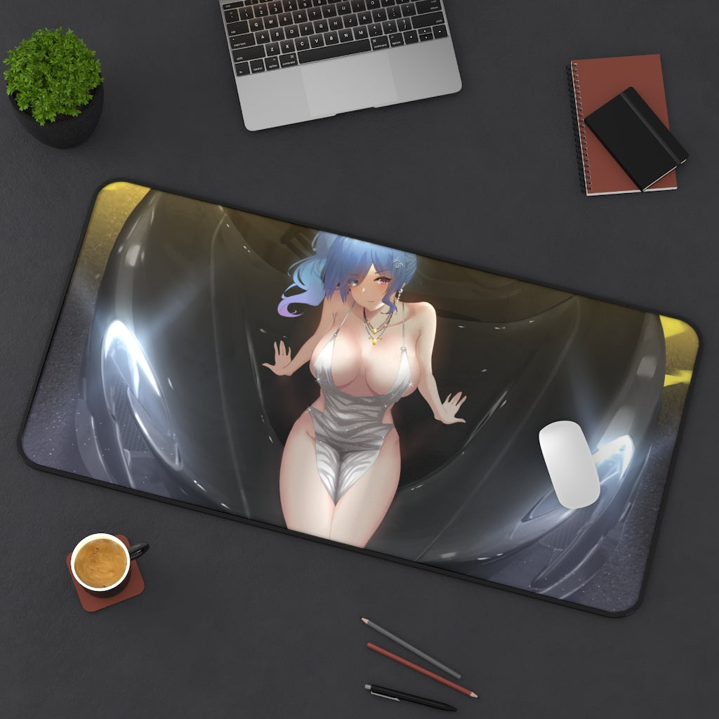 Saint Louis Azur Lane Sexy Mousepad - Car Babe Ecchi Desk Mat - Gaming Playmat