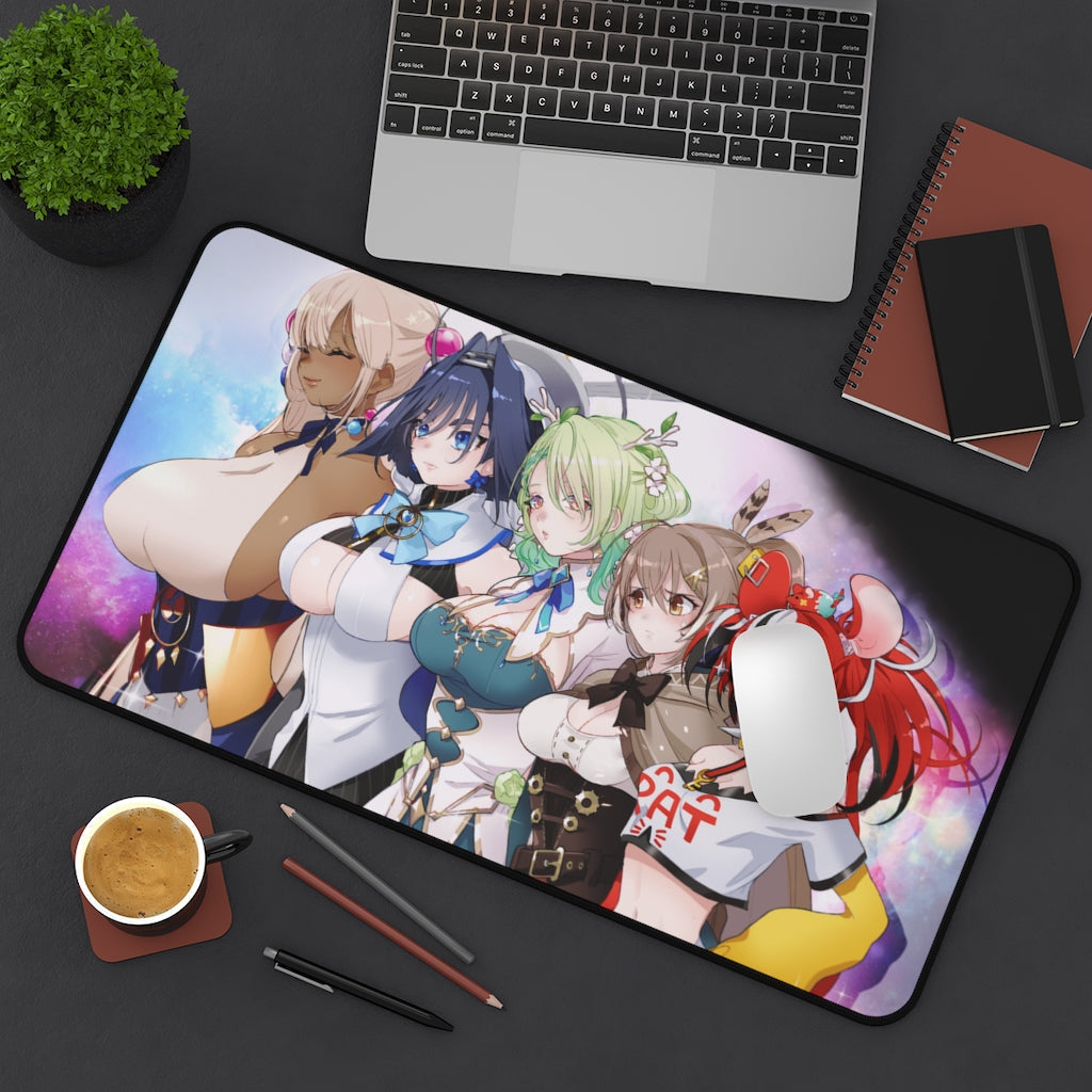 Hololive Boobs Size Bust Chart Desk Mat - Non Slip Mousepad