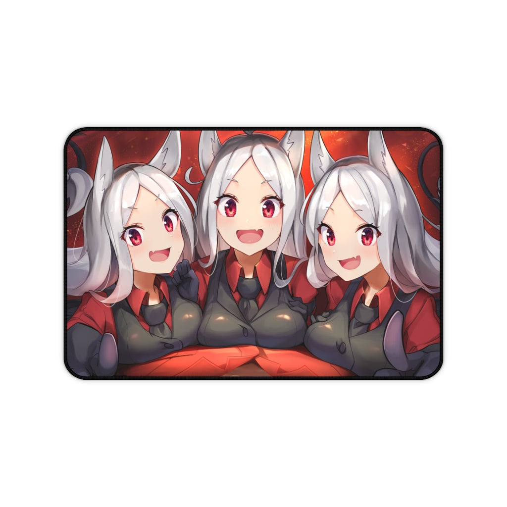 Cerberus Uniform Desk Mat - Large Helltaker Mousepad - Gaming Playmat