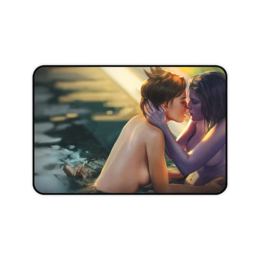 Nude Tracer and Widowmaker Overwatch Desk Mat - Non Slip Mousepad