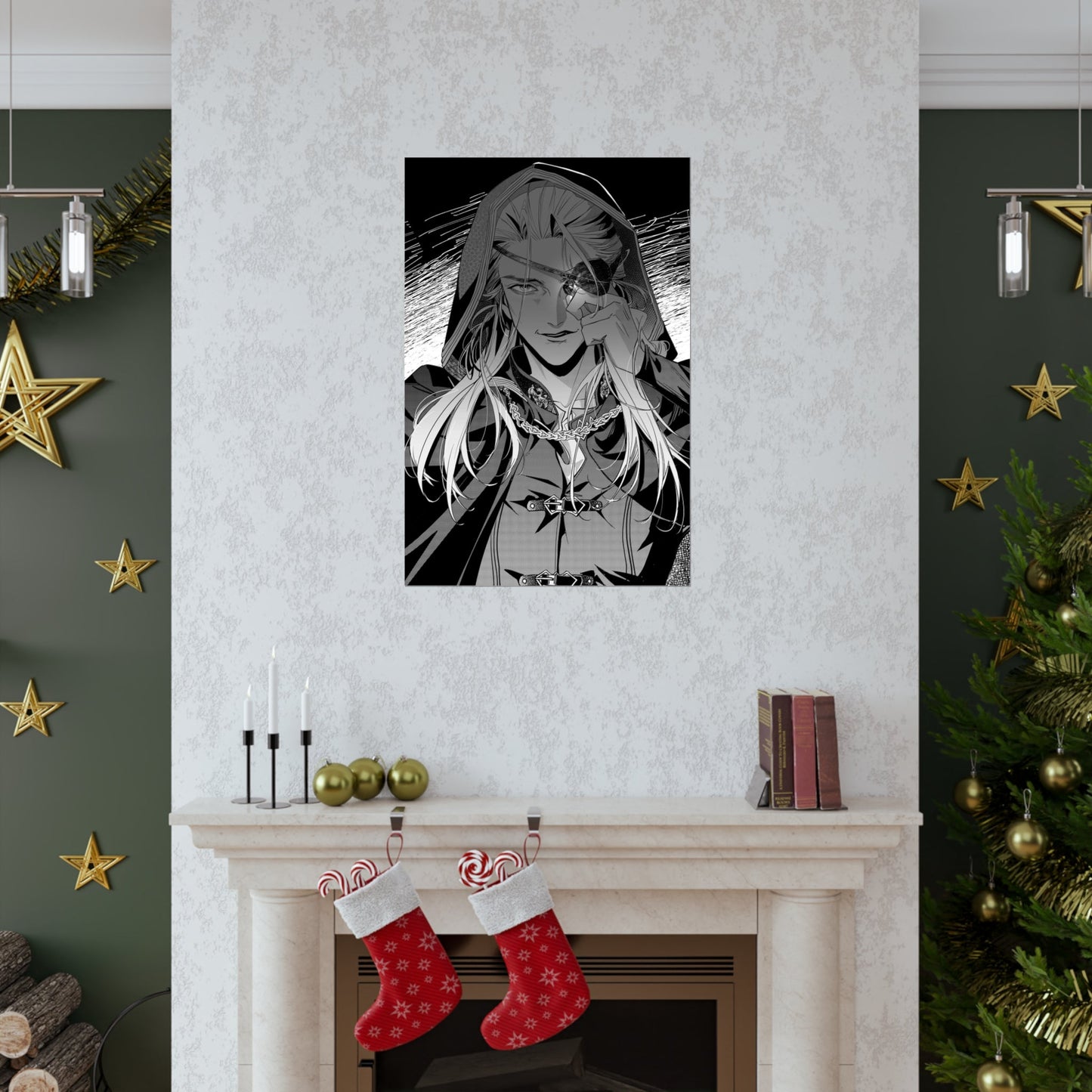 Aemond Targaryen Poster - House of the Dragon Wall Art - Game of Thrones Anime Manga Poster