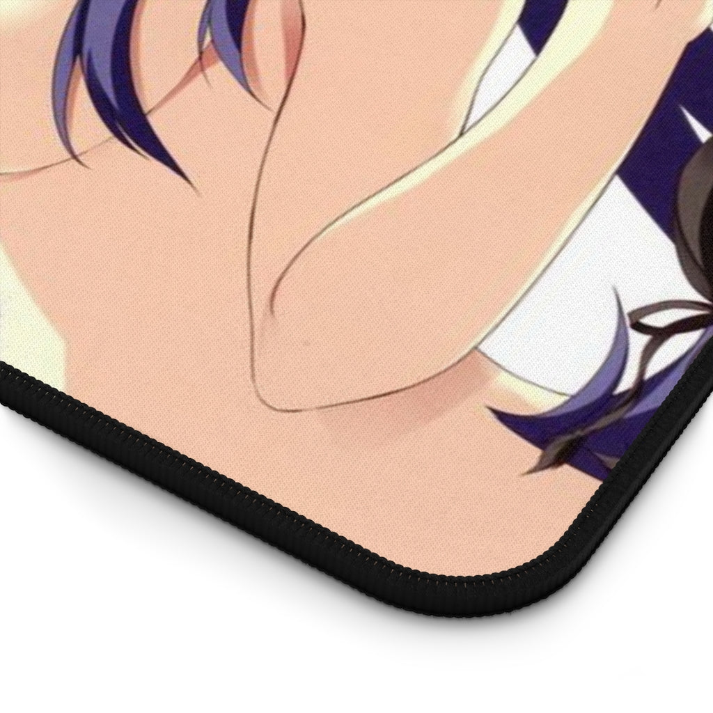 Granblue Fantasy Sexy Mousepad - Nude Societte And Yuel Anime Desk Mat - Ecchi Playmat