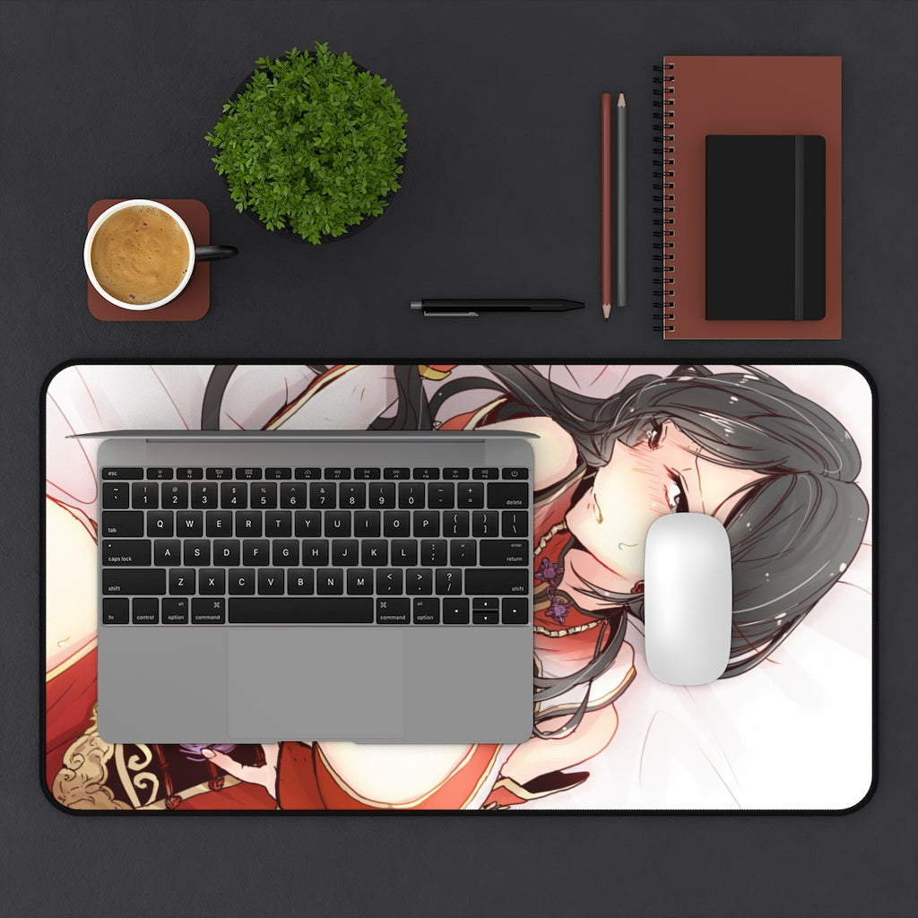 Dynasty Warriors Lian Shi Waifu Desk Mat - Non Slip Gaming Musou Mousepad