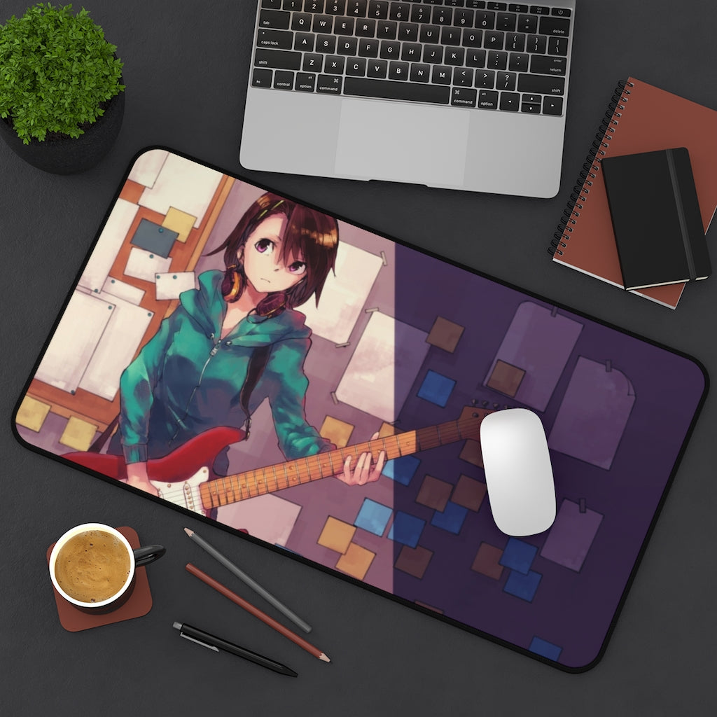 Kawai Anime Girls Mouse Pads - Guitar girl - The Mouse Pads Ninja Home Decor