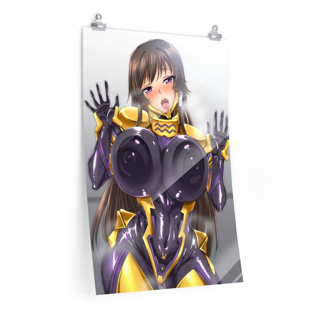 Takamura Yui Muvluv Boobs Press Poster - Lewd Premium Matte Vertical Poster - Adult Wall Art