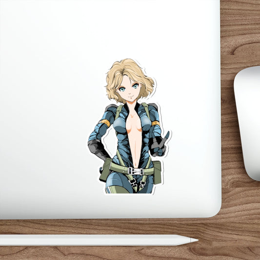 Metal Gear Solid Sexy Paz Waterproof Sticker - Ecchi Vinyl Decal