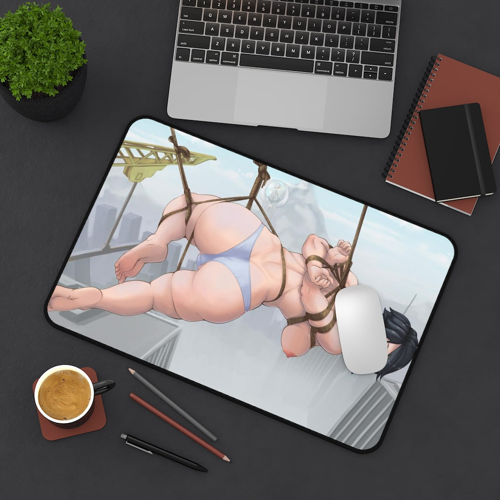 Bayonetta Shibari Nude Bondage Desk Mat - Non Slip Mousepad