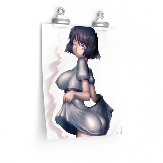 Shiina Mayuri Steins Gate Poster - Lewd Premium Matte Vertical Poster - Adult Wall Art