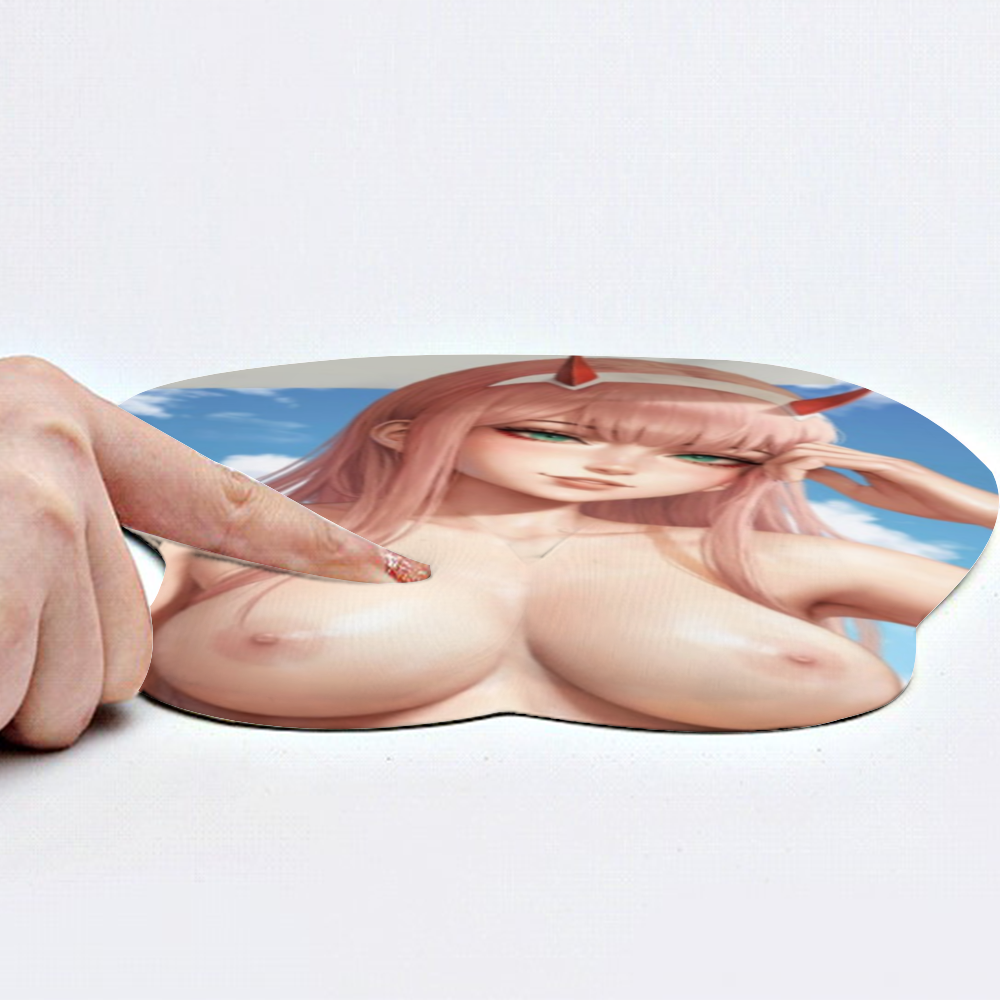 Anime 3D Boobs mousepad with Wrist Rest | Sexy Oppai Mouse pad for PC | Oppai mousepad with wrist support