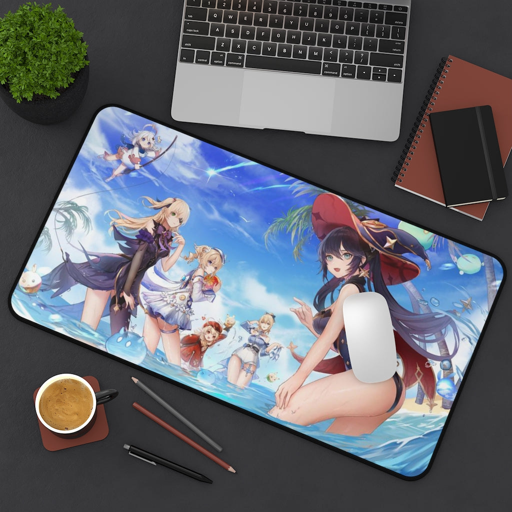 Genshin Impact Sexy Mousepad - Hot Cast Gaming Desk Mat - Ecchi Playmat