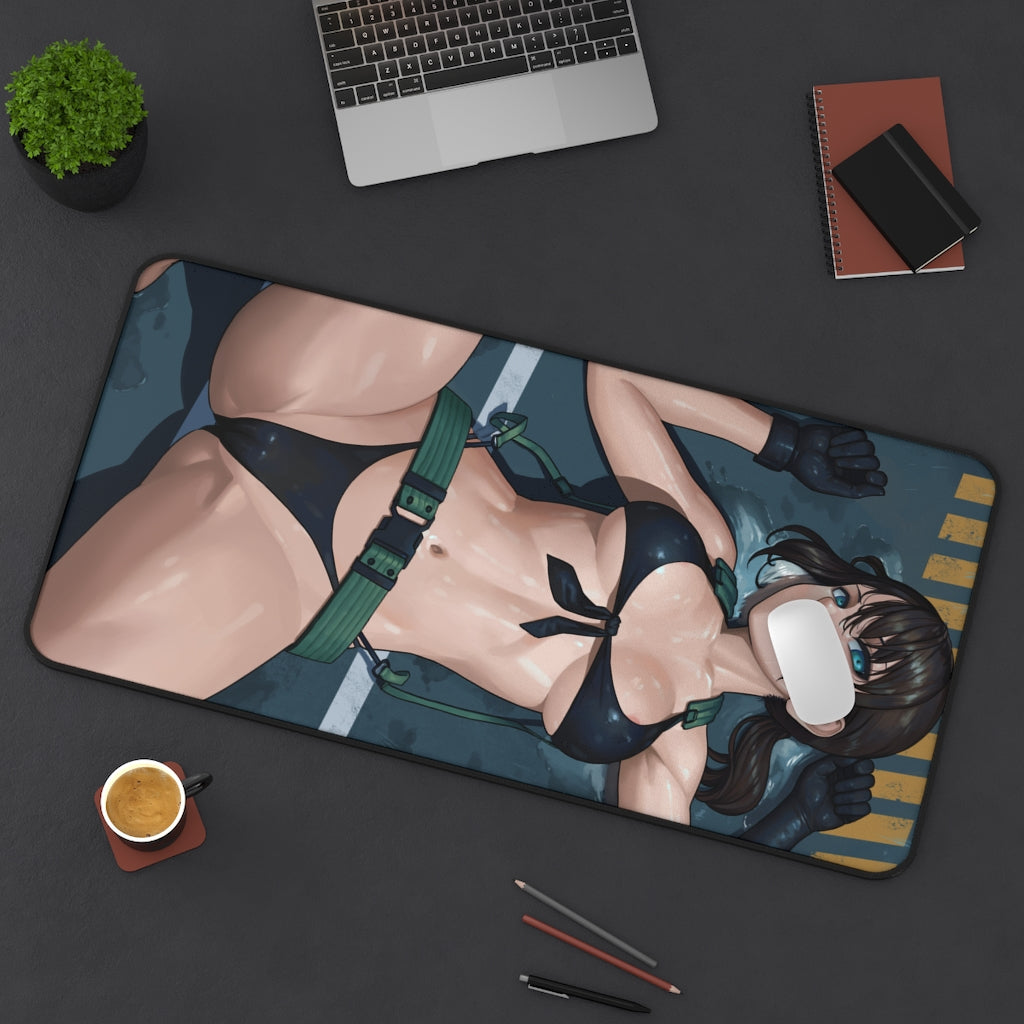 Metal Gear Solid Sexy Mousepad - Quiet Large Gaming Desk Mat - Ecchi Playmat