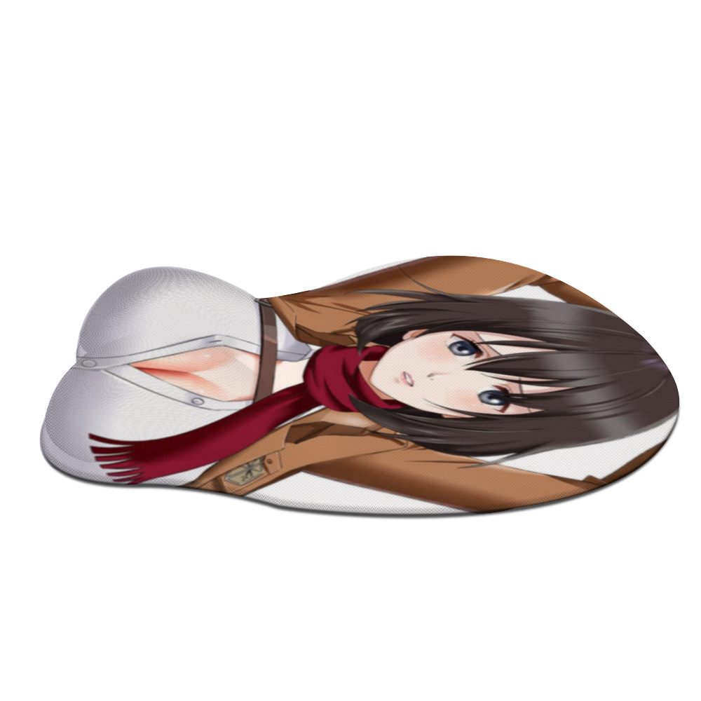 3D Silicone Mousepad | Oppai Mouse Pad | Silicone chest  mousepad