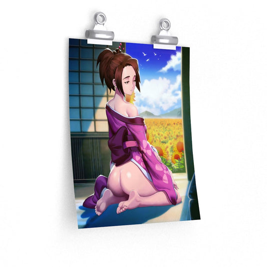 Nude Butt Fuu Samurai Champloo Ecchi Poster - Lewd Premium Matte Vertical Poster - Adult Wall Art