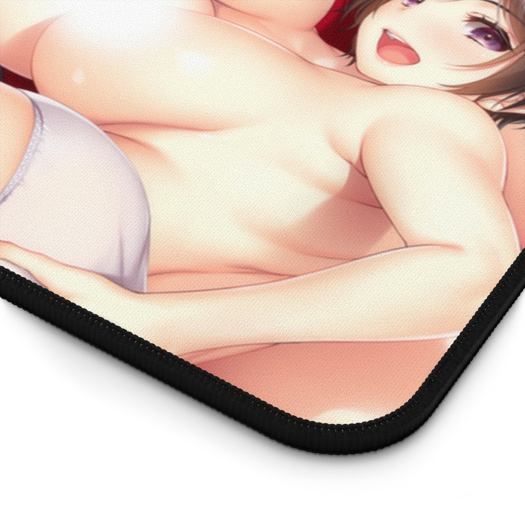 Nude Boobs Waifus Anime Mother & Wife Desk Mat - Lewd Mousepad - Sexy Anime Girls Playmat