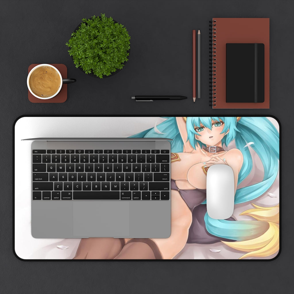 League Of Legends Sexy Mousepad - Sona Pasties Gaming Desk Mat - Ecchi Playmat