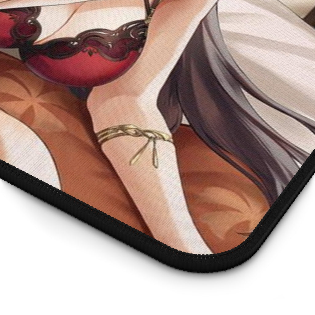 Genshin Impact Ecchi Mousepad - Sexy Butt Beidou And Ningguang Large Desk Mat - Mouse Pad - MTG Playmat