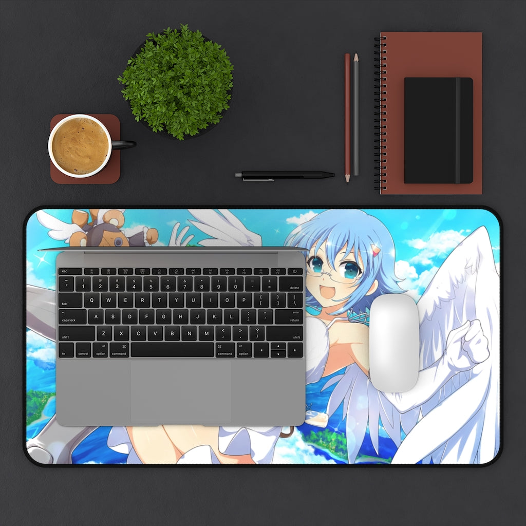 Nanael Angel of Light Queen's Blade Desk Mat - Non Slip Mousepad