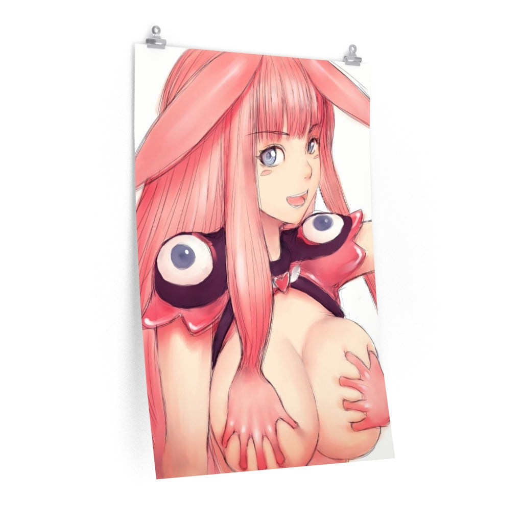 Protean Assassin Melona Queen's Blade Poster - Lewd Premium Matte Vertical Poster - Adult Wall Art