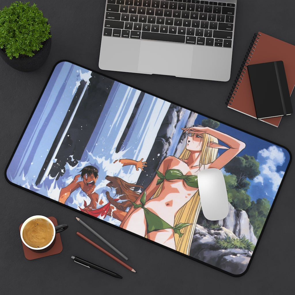 Record Of Lodoss War Ecchi Mousepad - Deedlit Bikini Desk Mat - Sexy Playmat