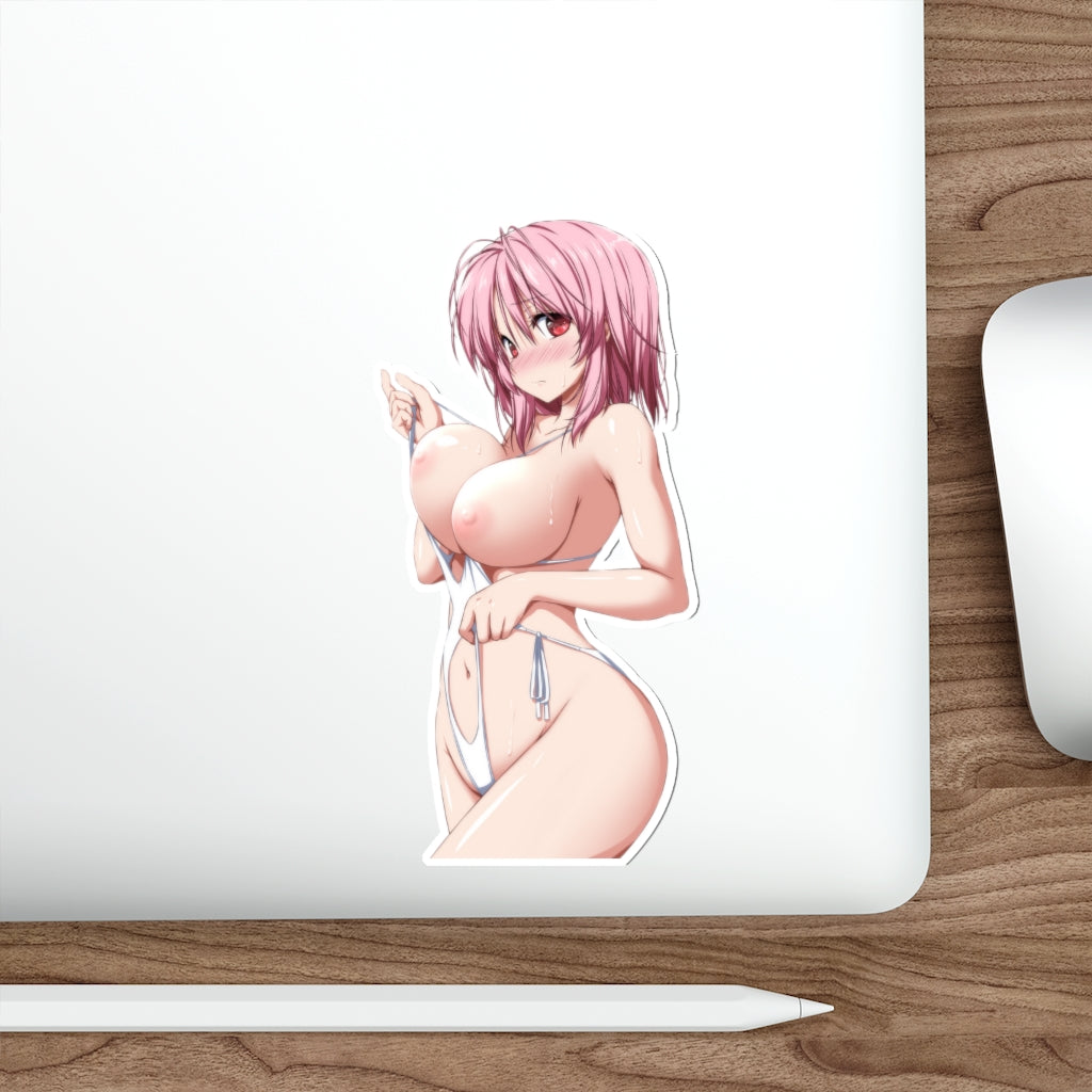 Touhou Yuyuko Sexy Topless Boobs Waterproof Sticker - Ecchi Vinyl Decal