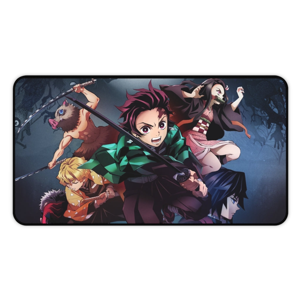 Demon Slayer Mouse pad Anime Large Desk Mat - Main Characters - The Mouse Pads Ninja 12" × 22" Home Decor