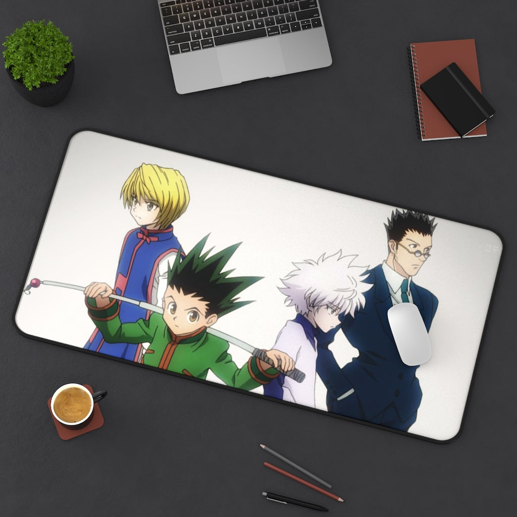 Hunter X Hunter anime Mouse Pad /Desk Mat - Gon , Killua , Kurapica , Leorio - The Mouse Pads Ninja 31" × 15.5" Home Decor