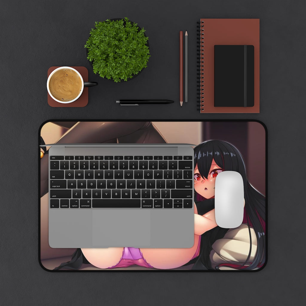 Ren Witch's Weapon Panties Butt Desk Mat - Non Slip Mousepad