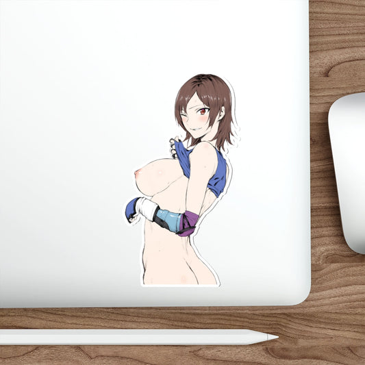 Tekken Topless Asuka Kazama Waterproof Sticker - Ecchi Vinyl Decal