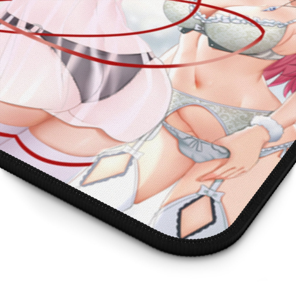 Large Anime Ecchi Desk Mat | Lingerie | Big Gaming Mousepad - MTG Playmat