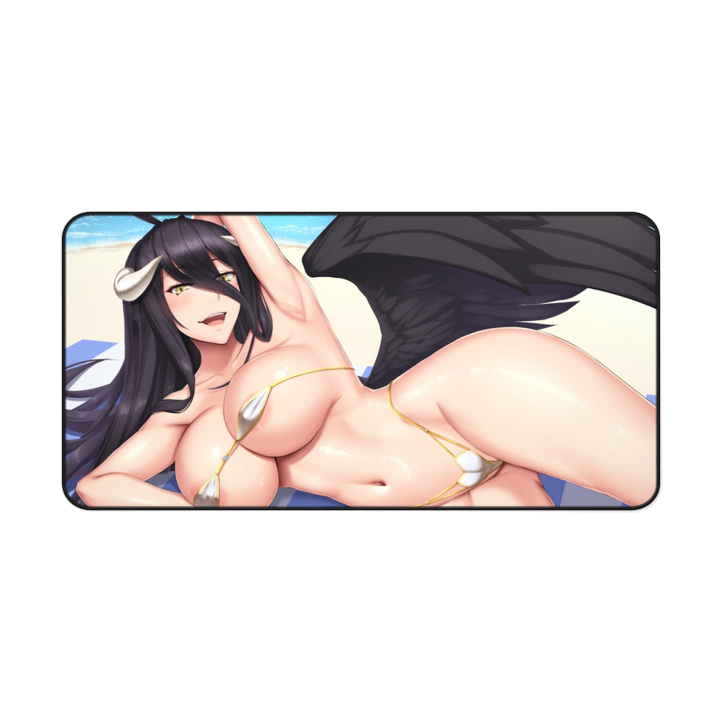 Sexy Bikini Albedo Overlord Desk Mat - Non Slip Anime Mousepad