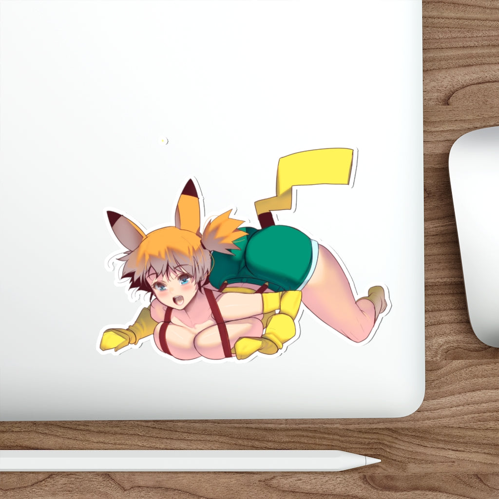 Misty Pikachu Pokemon Waterproof Sticker - Ecchi Vinyl Decal