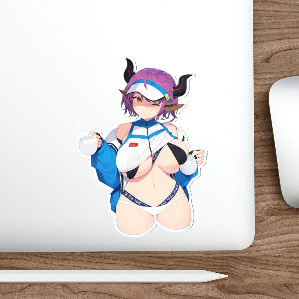 Sexy Milking Sideroca Arknights Waterproof Sticker - Ecchi Vinyl Decal