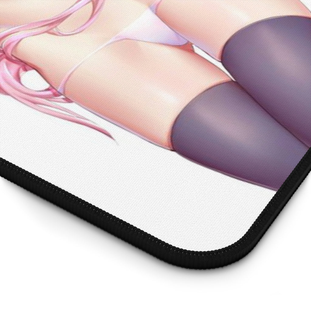 Zero Two Lollipop Sexy Pasties Darling In The Franxx Desk Mat - Non Slip Mousepad