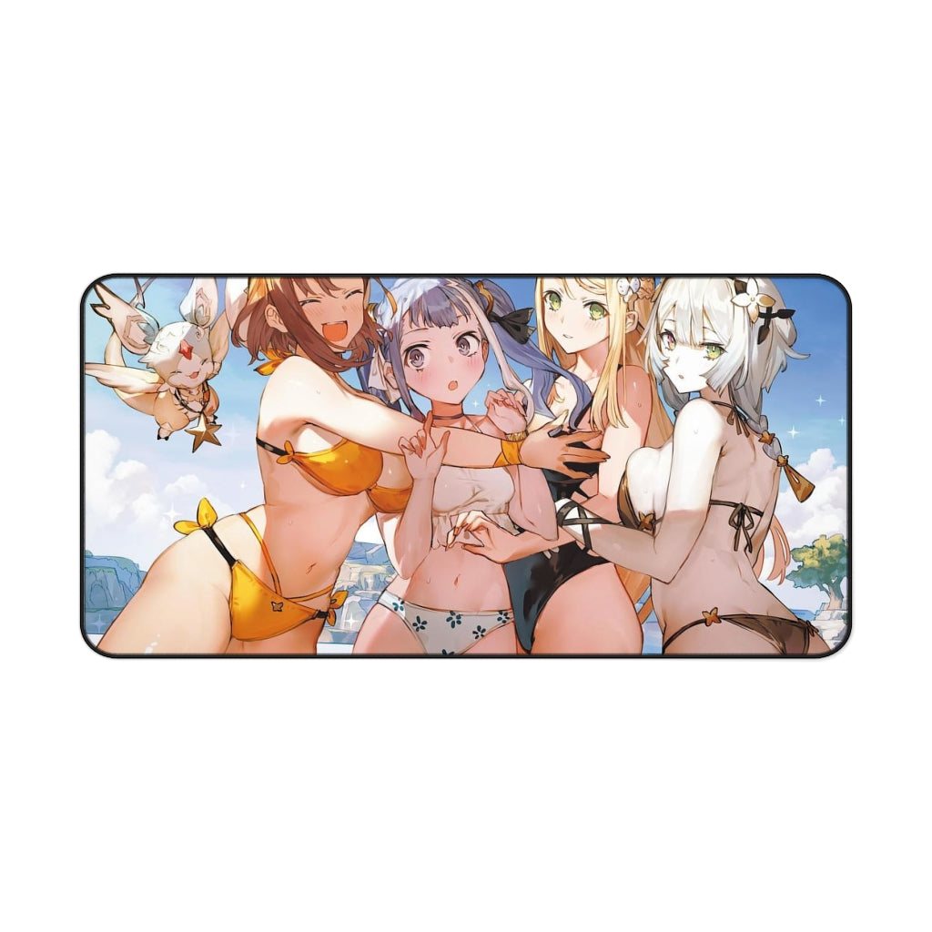 Atelier Ryza Sexy Mousepad - Bikini Waifus Desk Mat - Ecchi Gaming Playmat