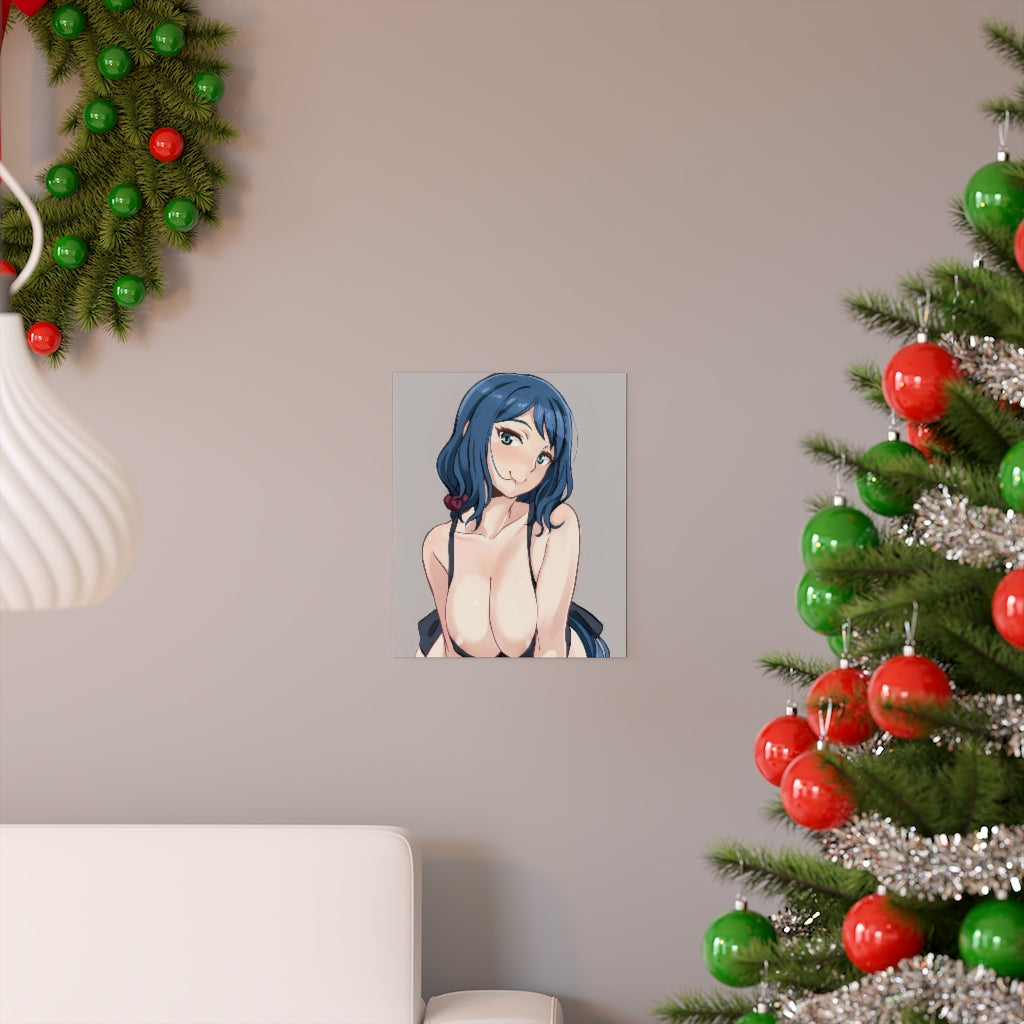 Big Tits Iori Rinko Gundam Ecchi Poster - Lewd Premium Matte Vertical Poster - Adult Wall Art