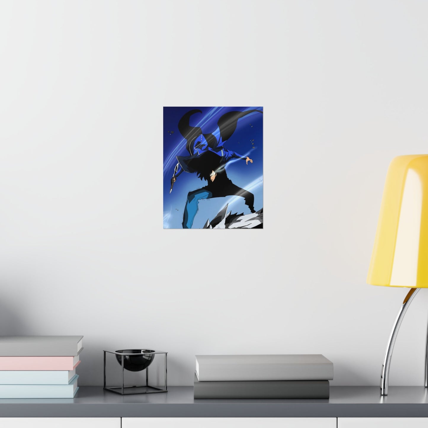 Solo Leveling Poster - Premium Matte Vertical Poster - Manhwa False Ranker Anime Wall Art Decor