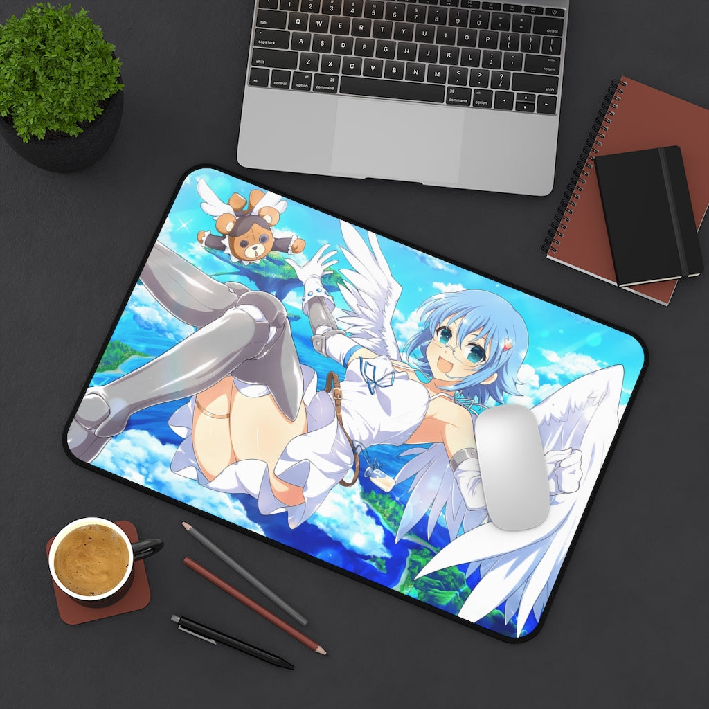 Nanael Angel of Light Queen's Blade Desk Mat - Non Slip Mousepad